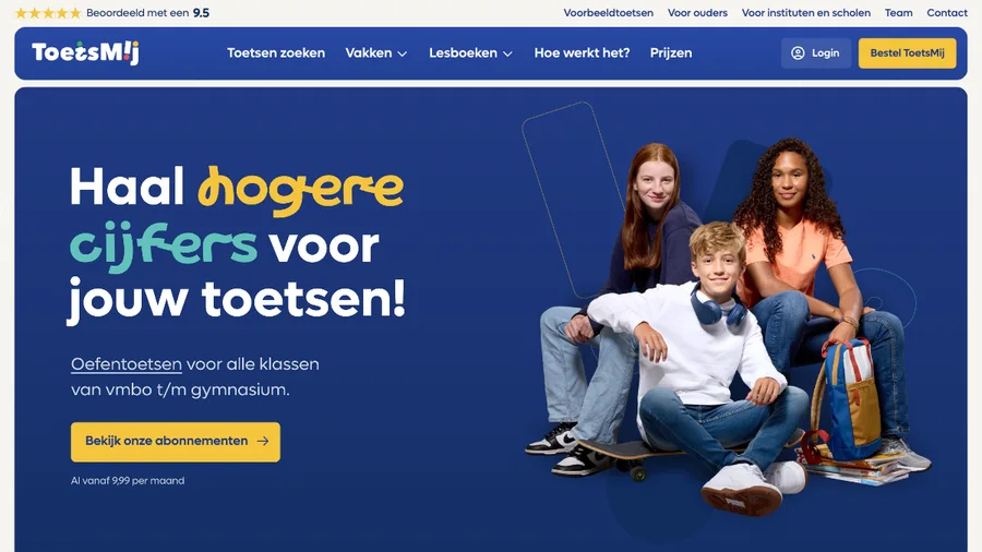 The ToetsMij website, a ZAZU client