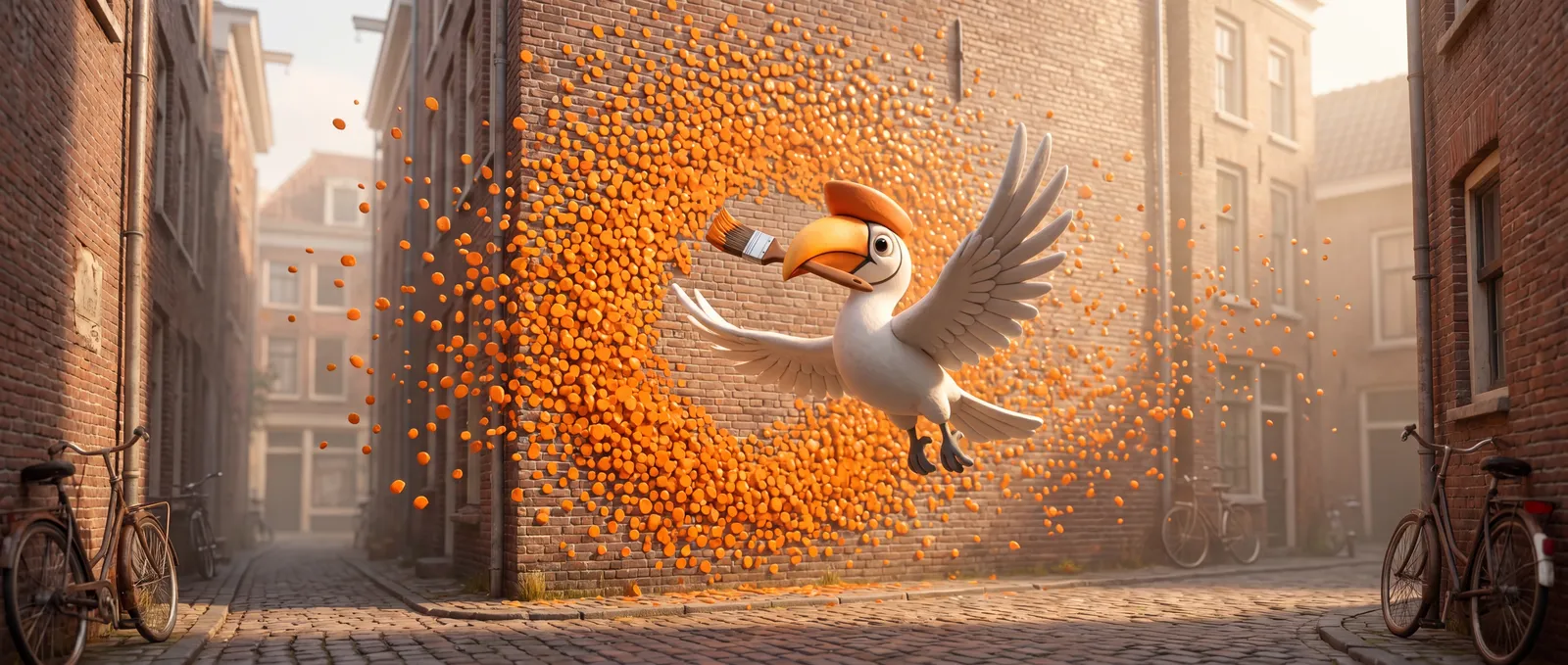 Zazu mascotte bij Meta Ads en Zazu Studio